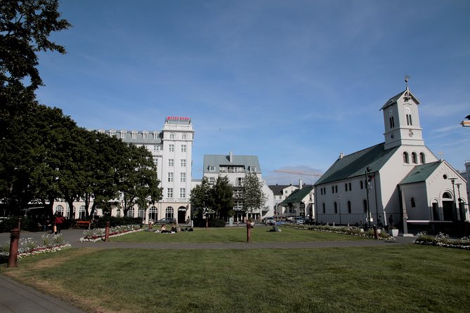 Walking tour of Reykjavik city - The National Theatre and Reykjavik’s architectural details