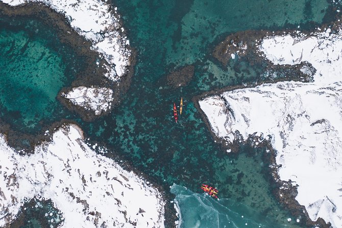 Winter Half Day Kayak Tour - Getting comfortable in the kayak